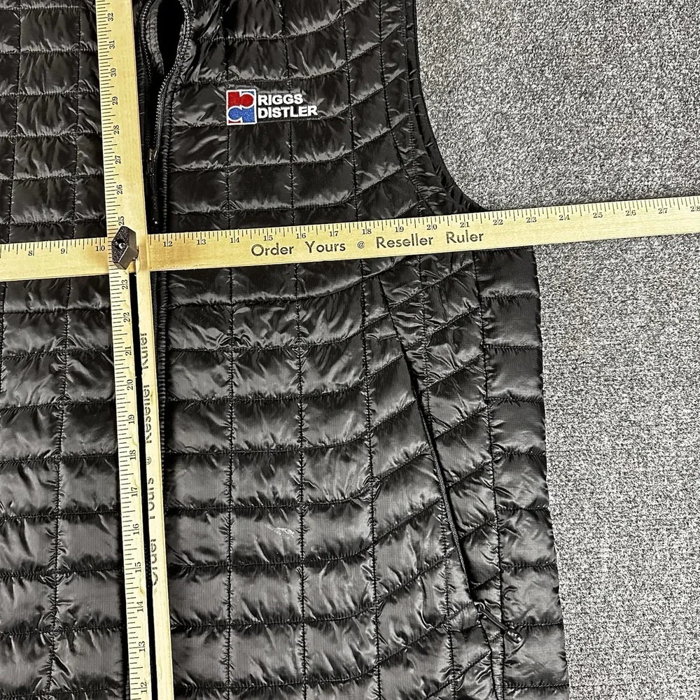 The North Face Vest Mens Large Black ThermoBall Eco Quilted TREKKER Embroidered